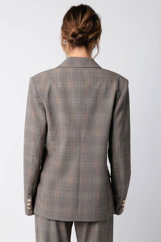 Plaid Blazer