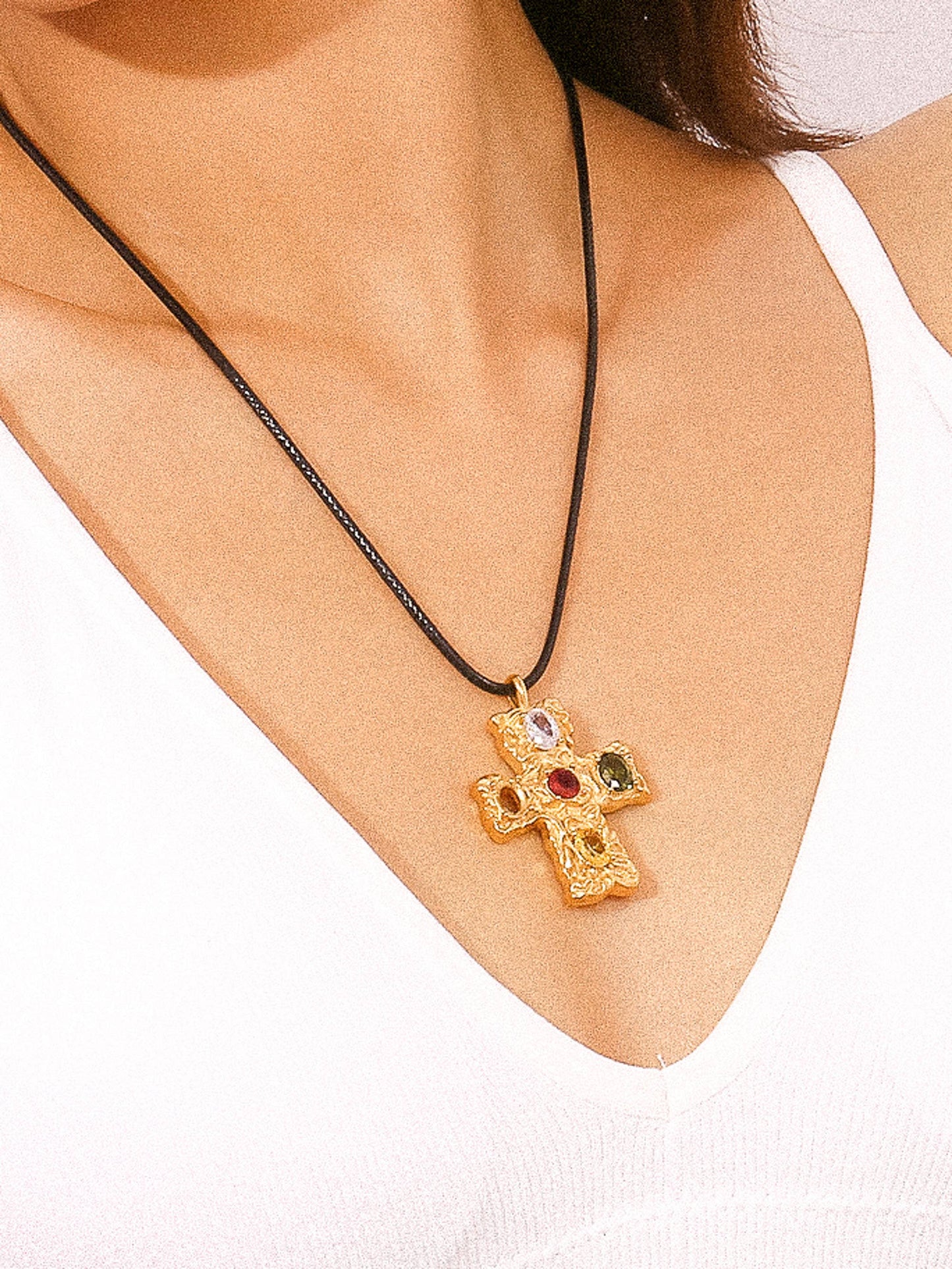 Large Cross Necklace