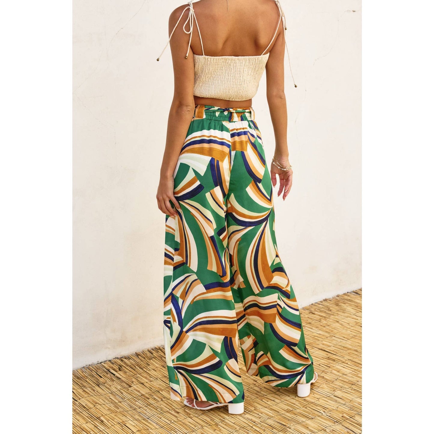 Satin Wide Leg Pants