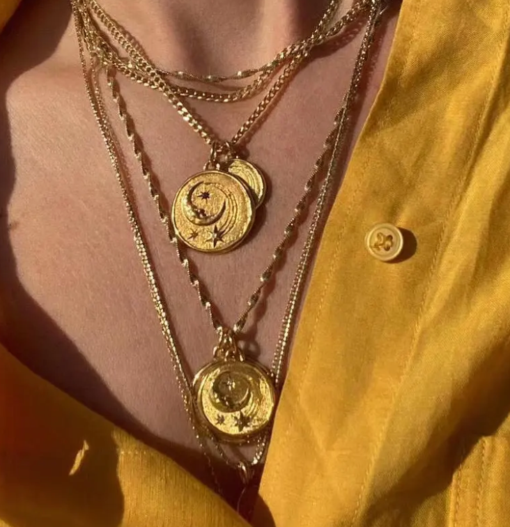 Coin Charm Necklace