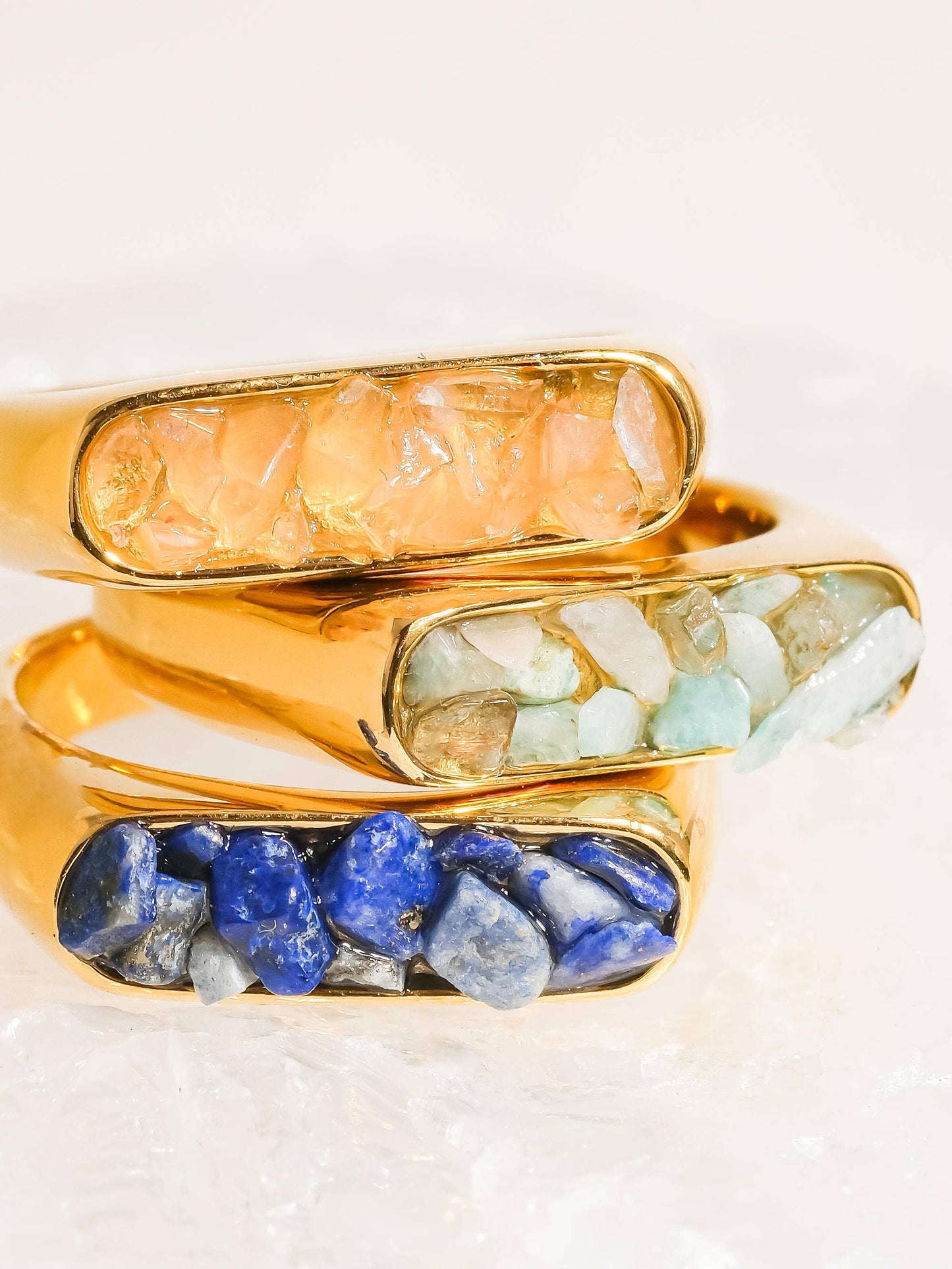 Crushed Crystal Ring