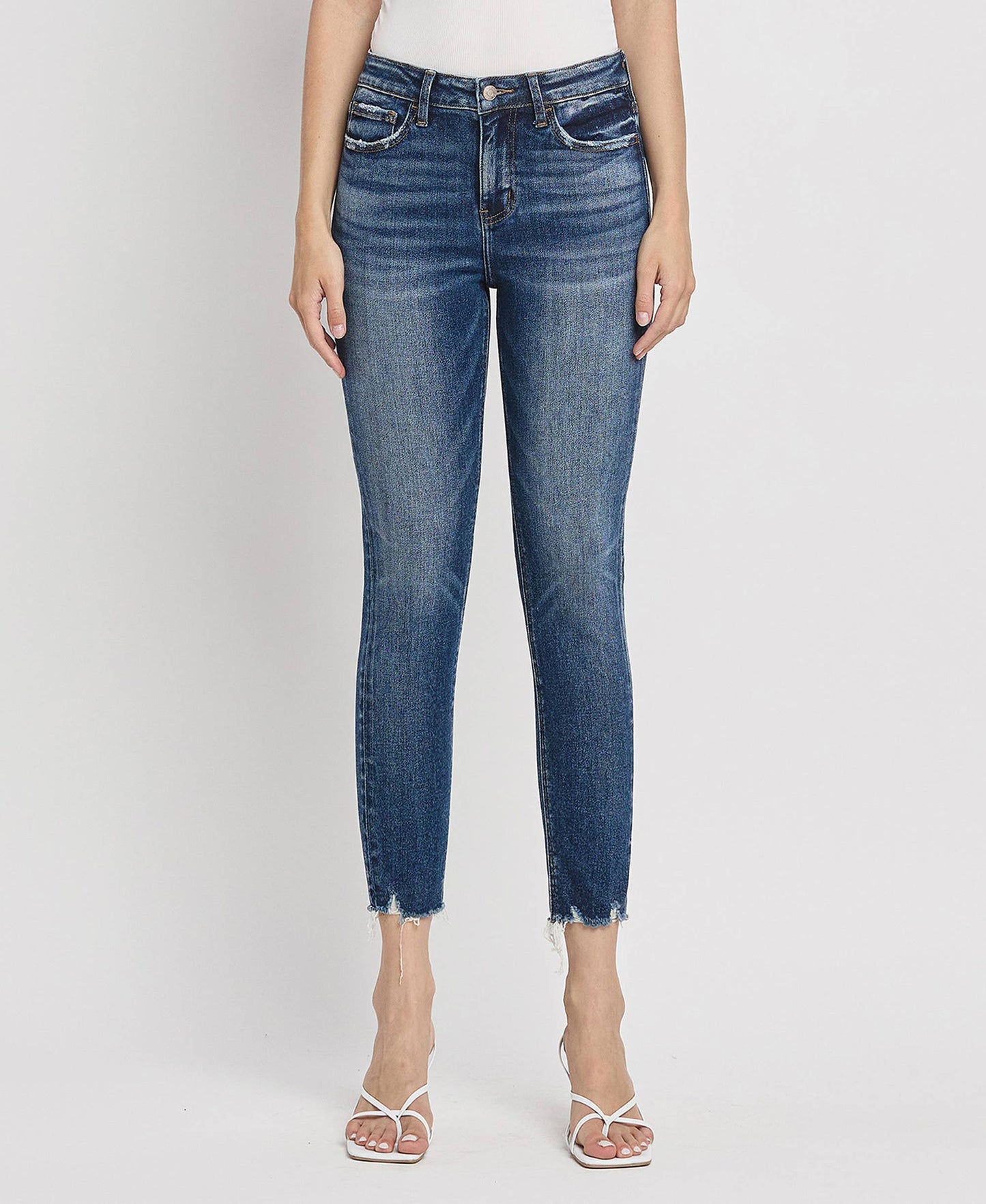 High Rise Skinny Crop