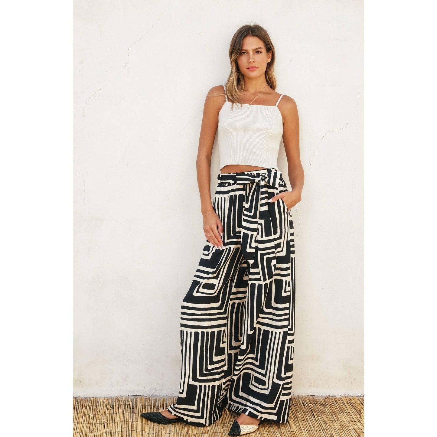 Runaway Looped Belt Pants