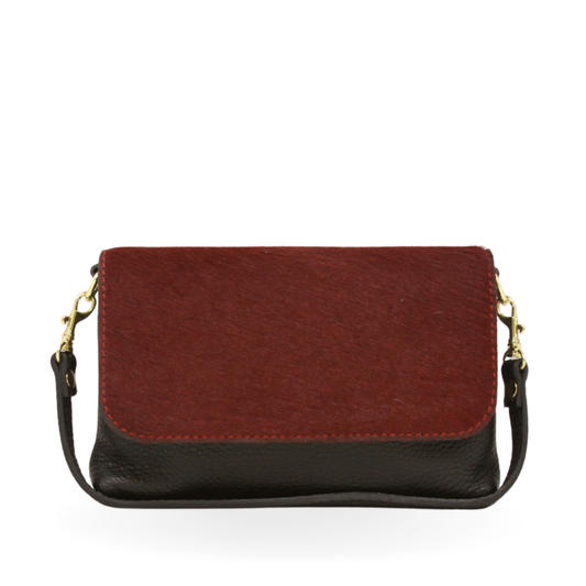 Italian Leather Cowhide Mini Crossbody