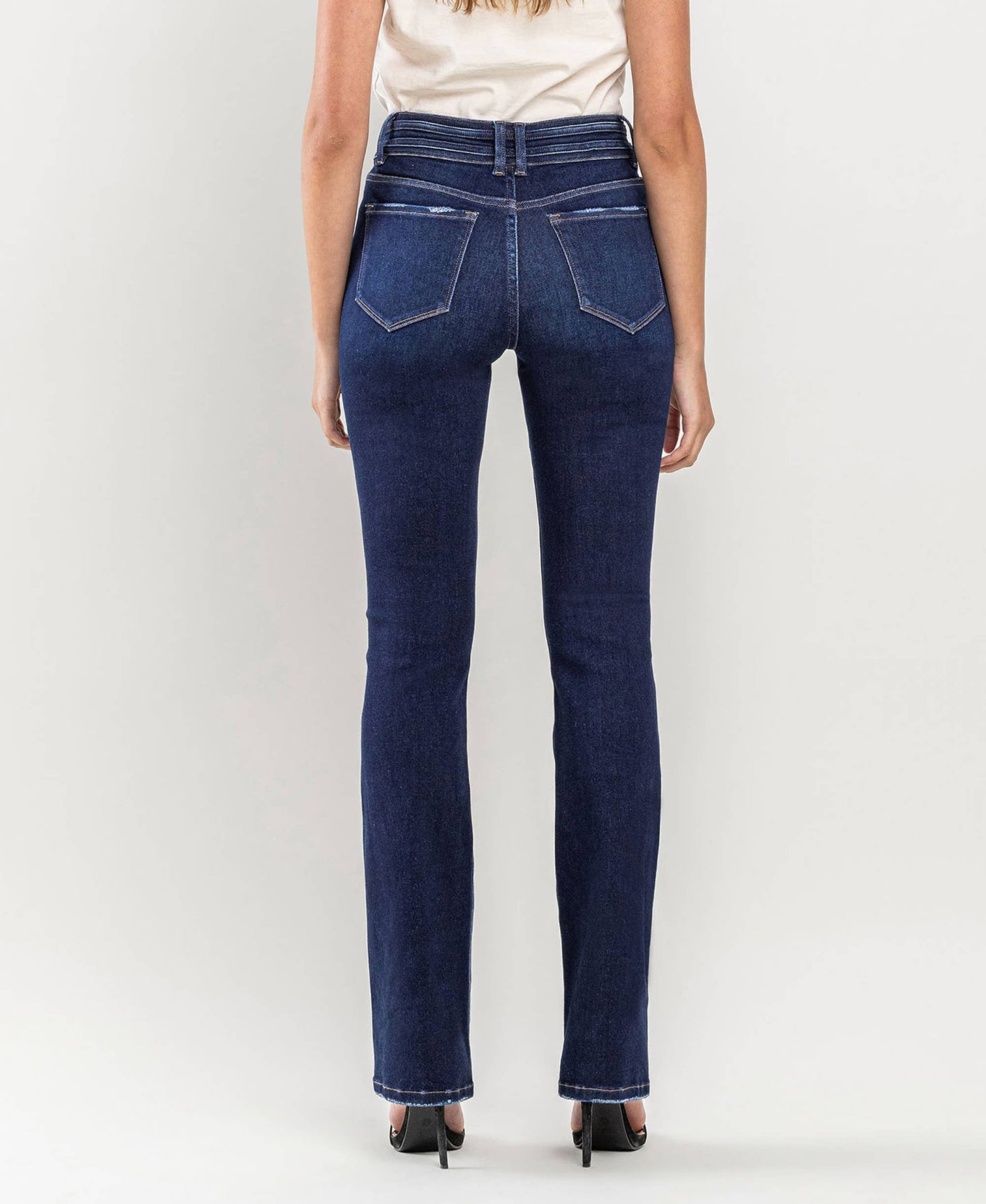 High Rise Bootcut Jeans
