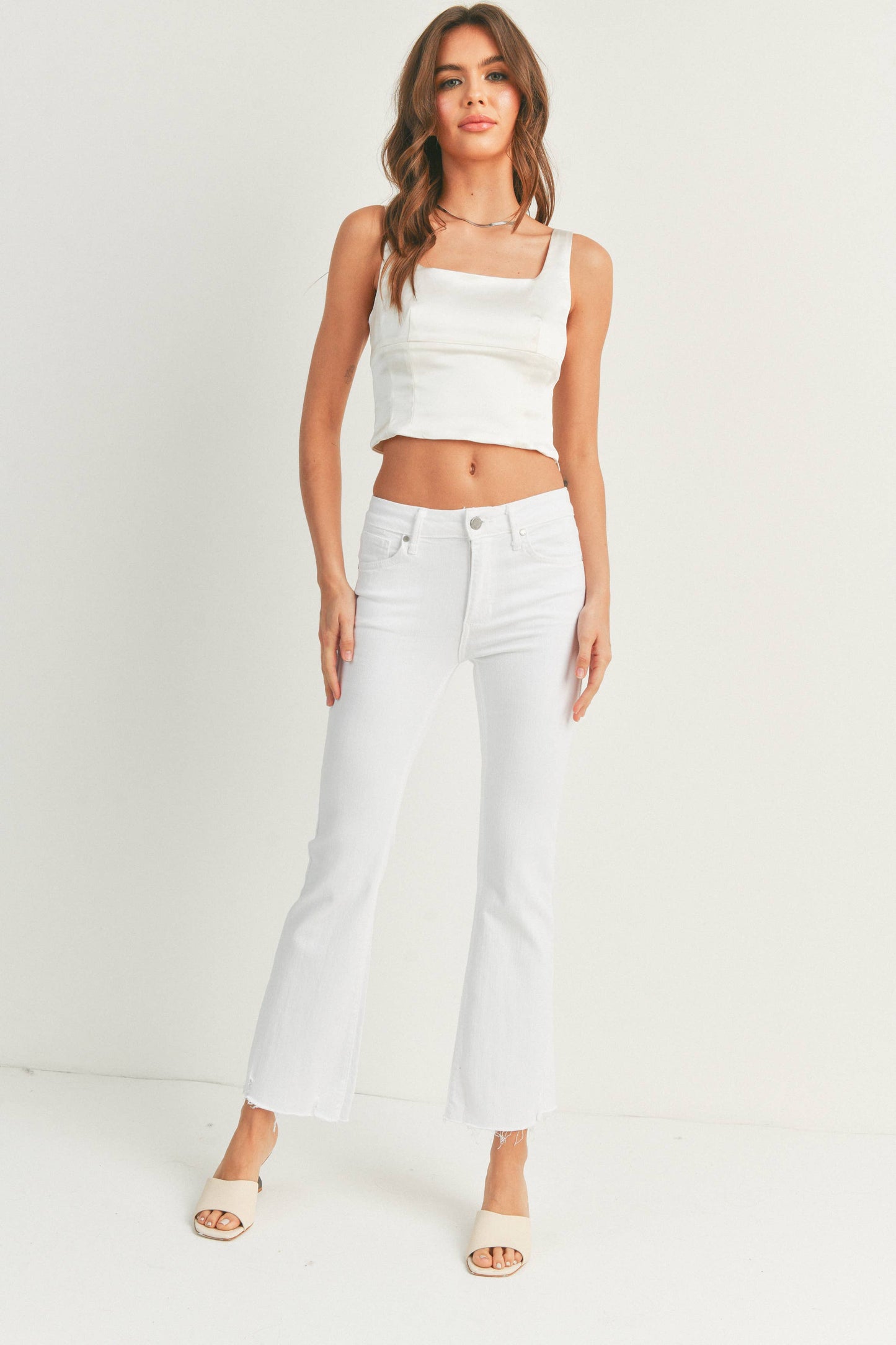 High Rise Crop Flare