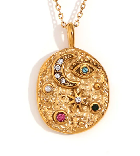 Confetti Coin Necklace