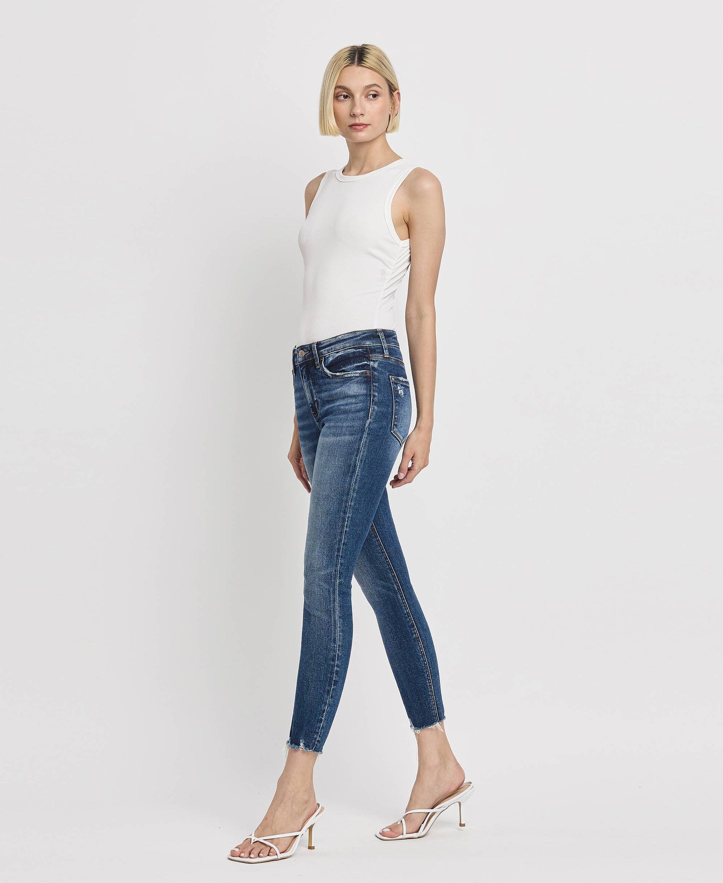 High Rise Skinny Crop