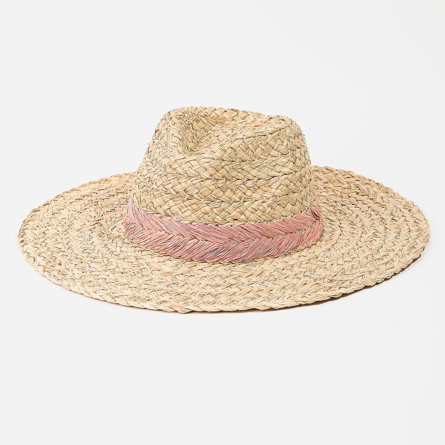 Braided Leaf Straw Hat