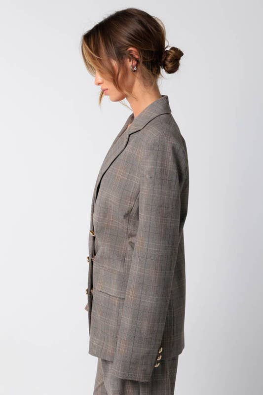 Plaid Blazer