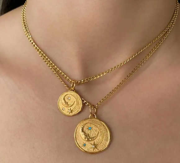 Coin Charm Necklace