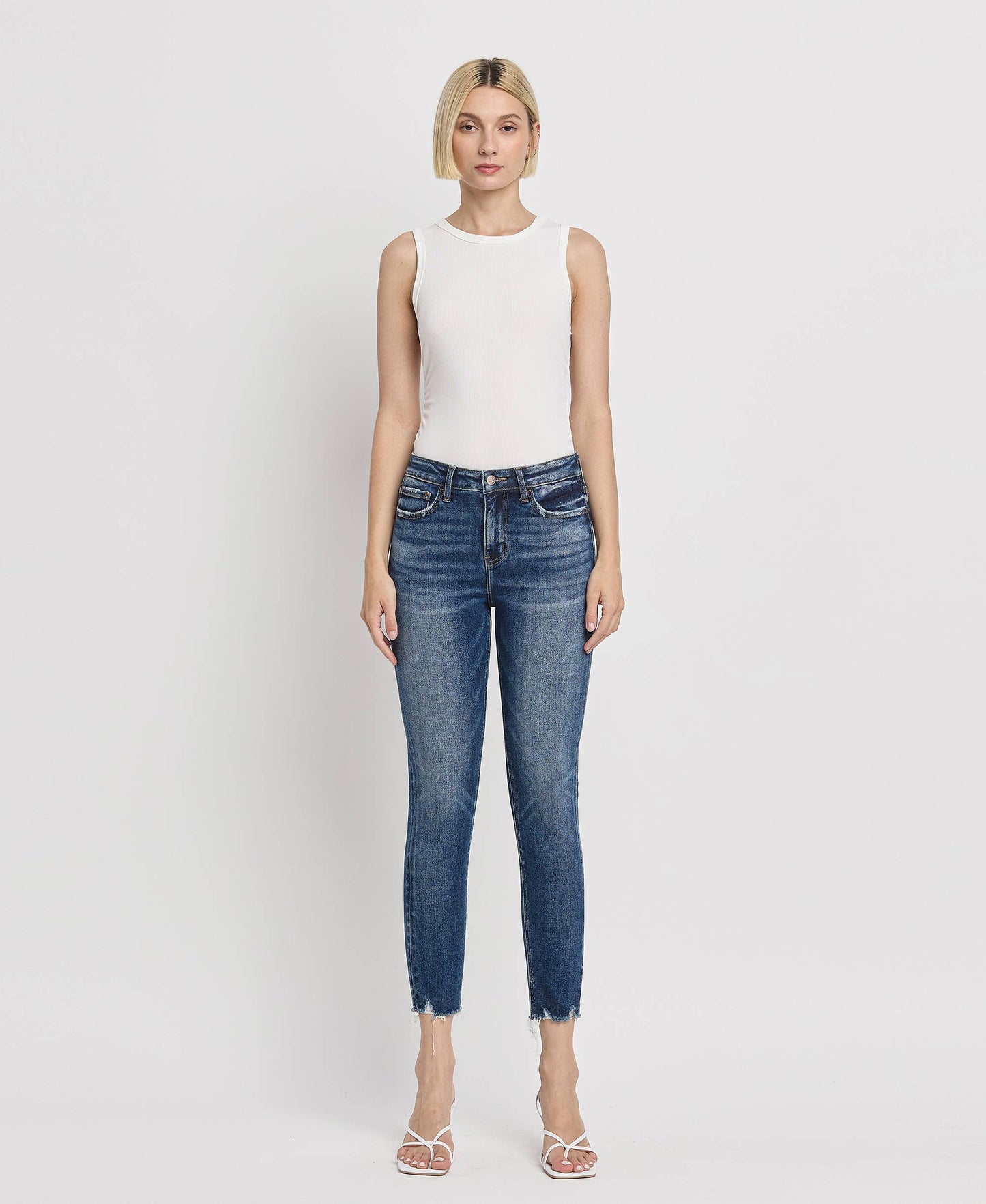 High Rise Skinny Crop