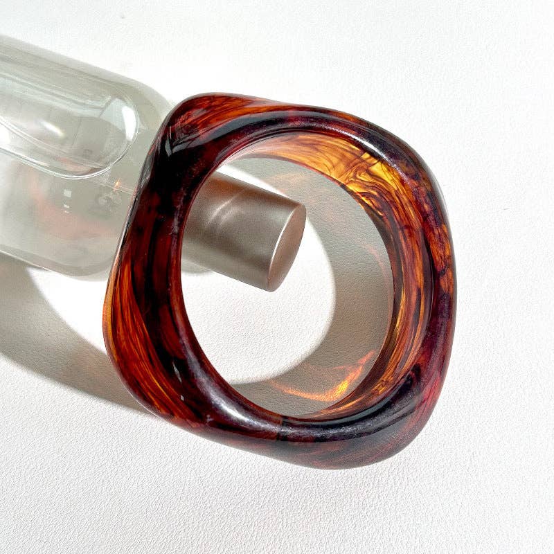 Tortoise Acrylic Bangles