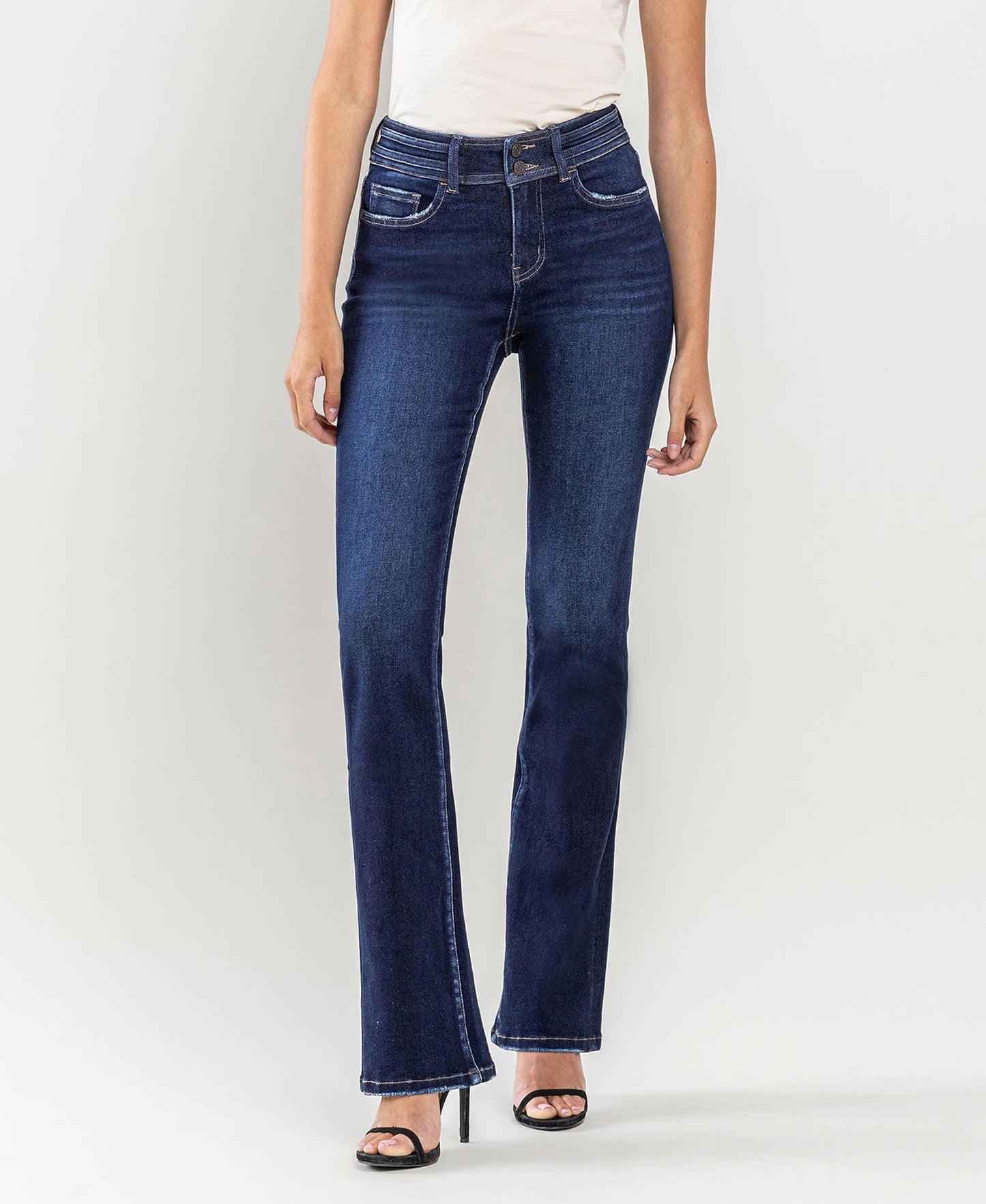 High Rise Bootcut Jeans