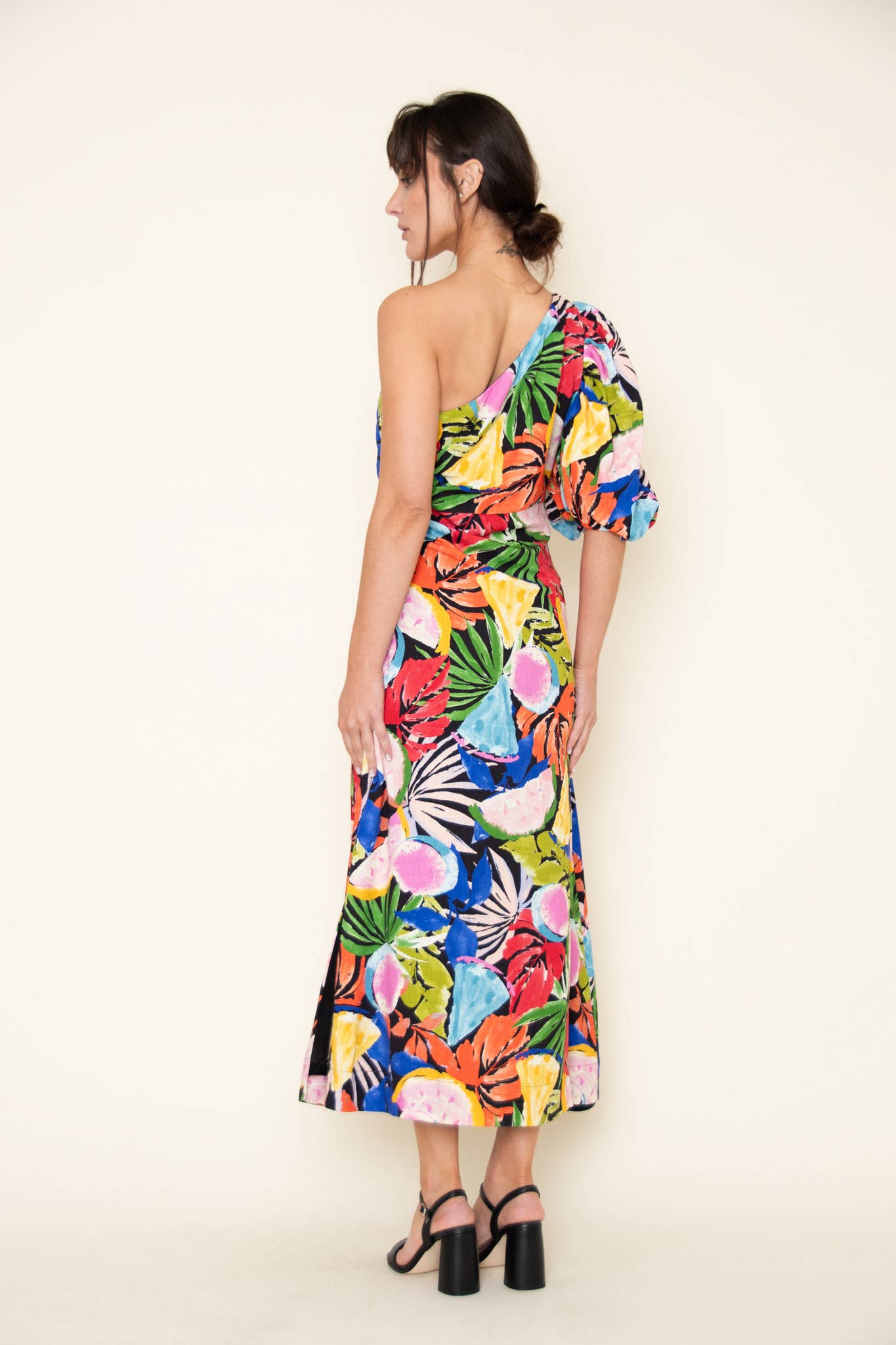 One Shoulder Maxi Dress