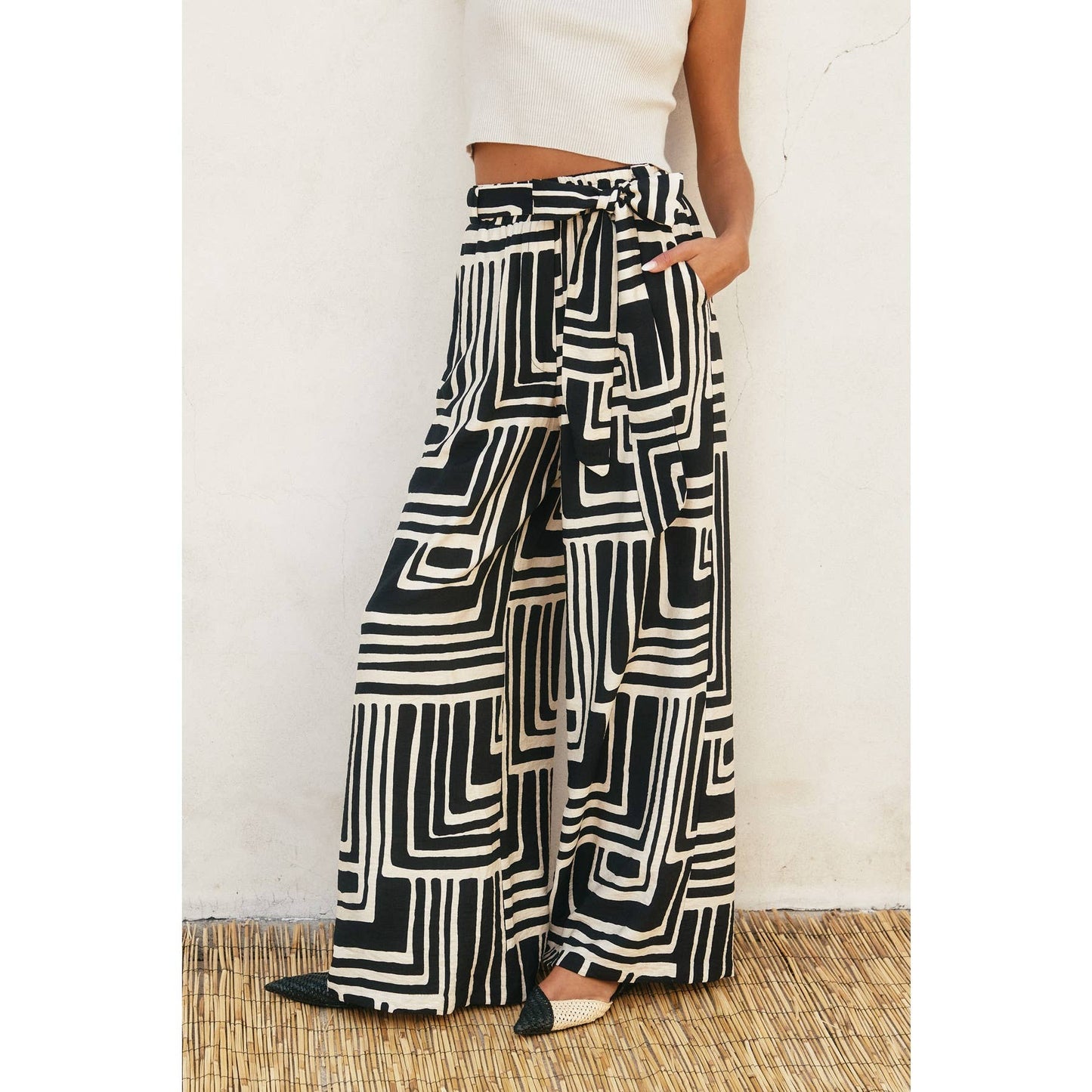 Runaway Looped Belt Pants