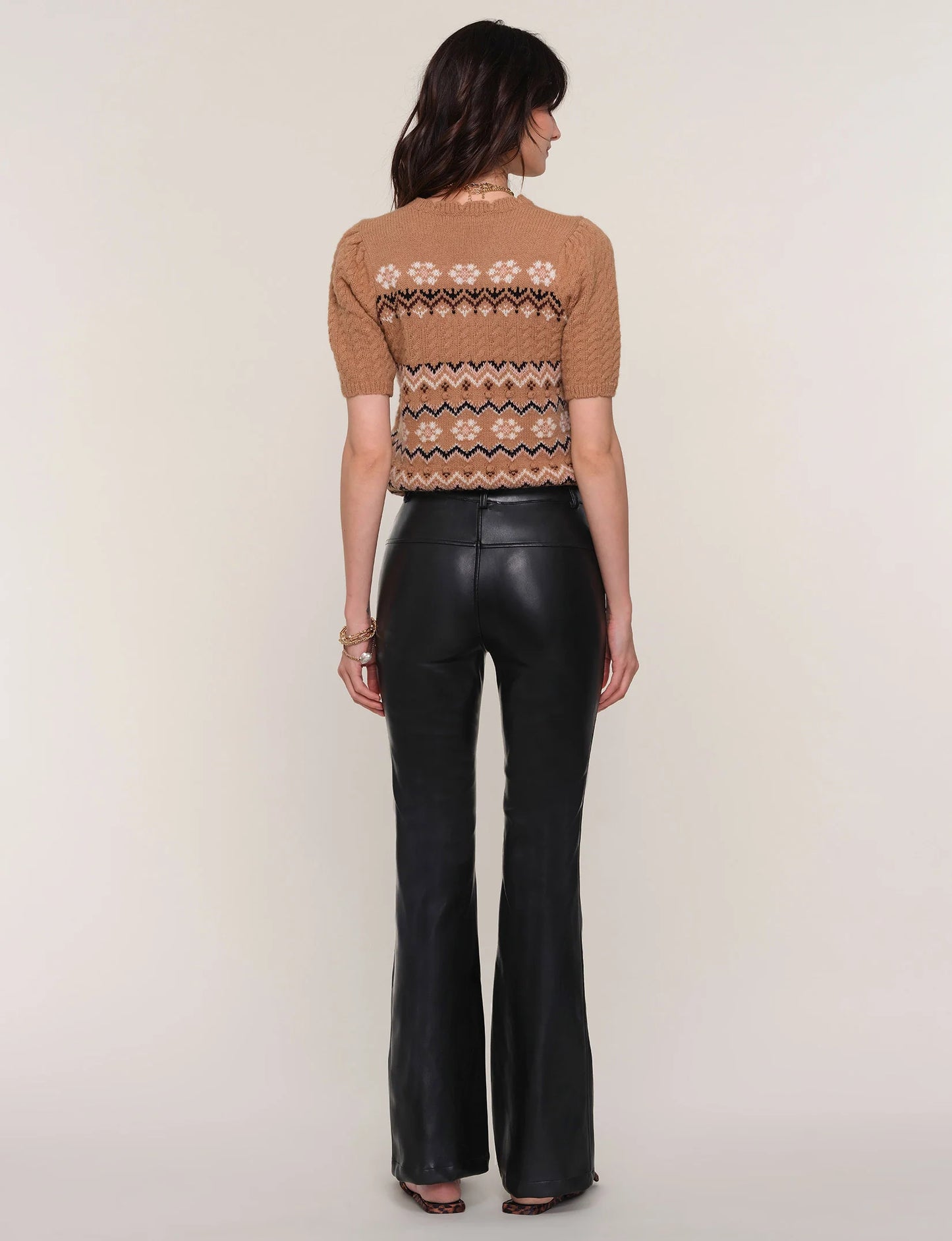 Black Faux Leather Pants