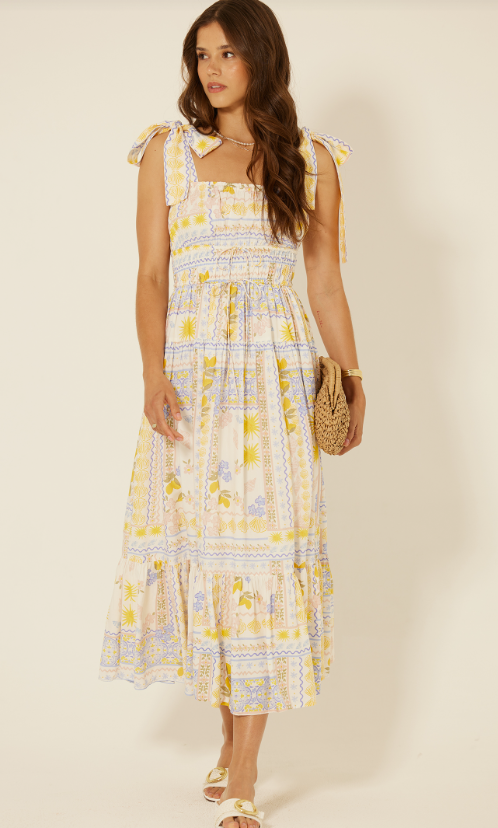 Italian Summer Midi Dress