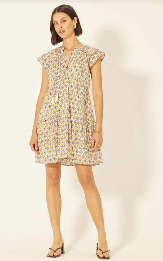 Flutter Sleeve Mini Dress