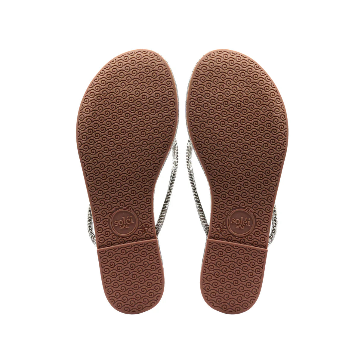 Metallic Lizard Flip Flop