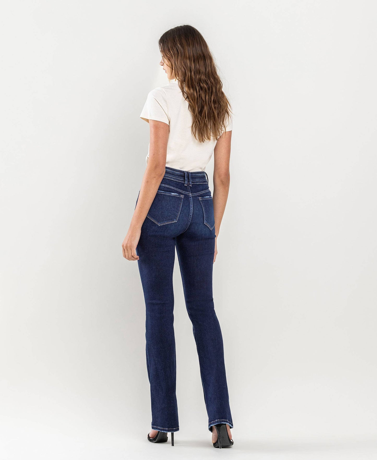 High Rise Bootcut Jeans