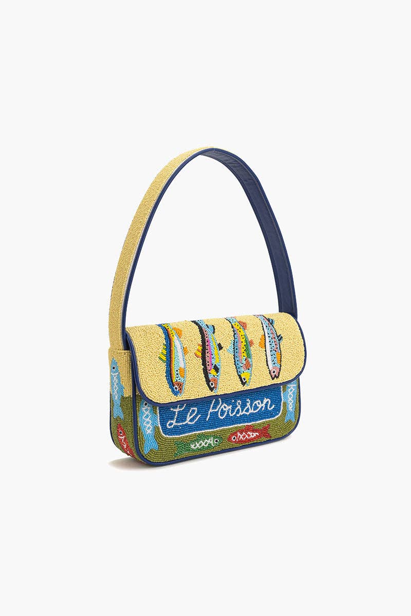 Sardine Beaded Shoulder Bag