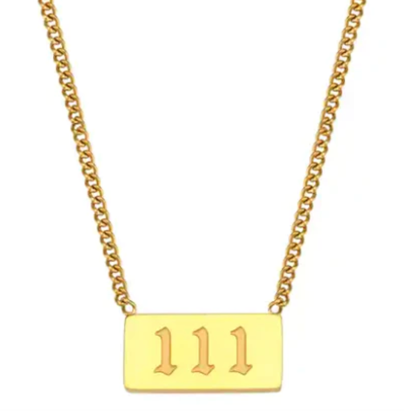 111 Angel Number Necklace