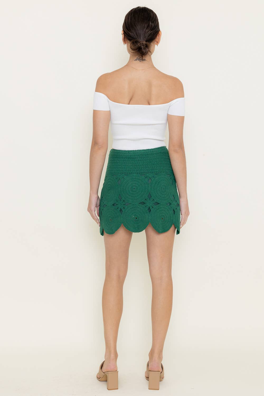 Crochet Mini Skirt