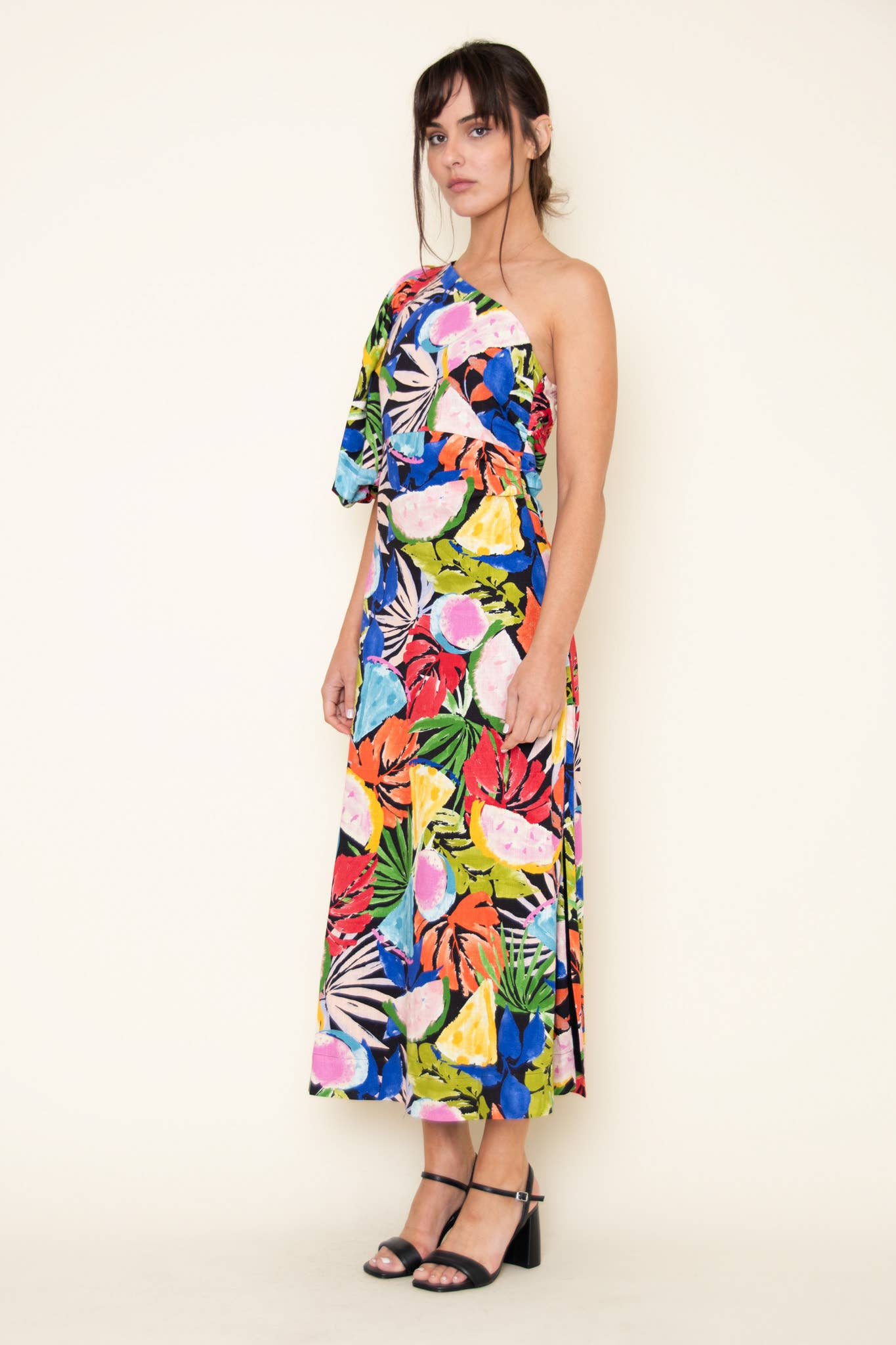 One Shoulder Maxi Dress