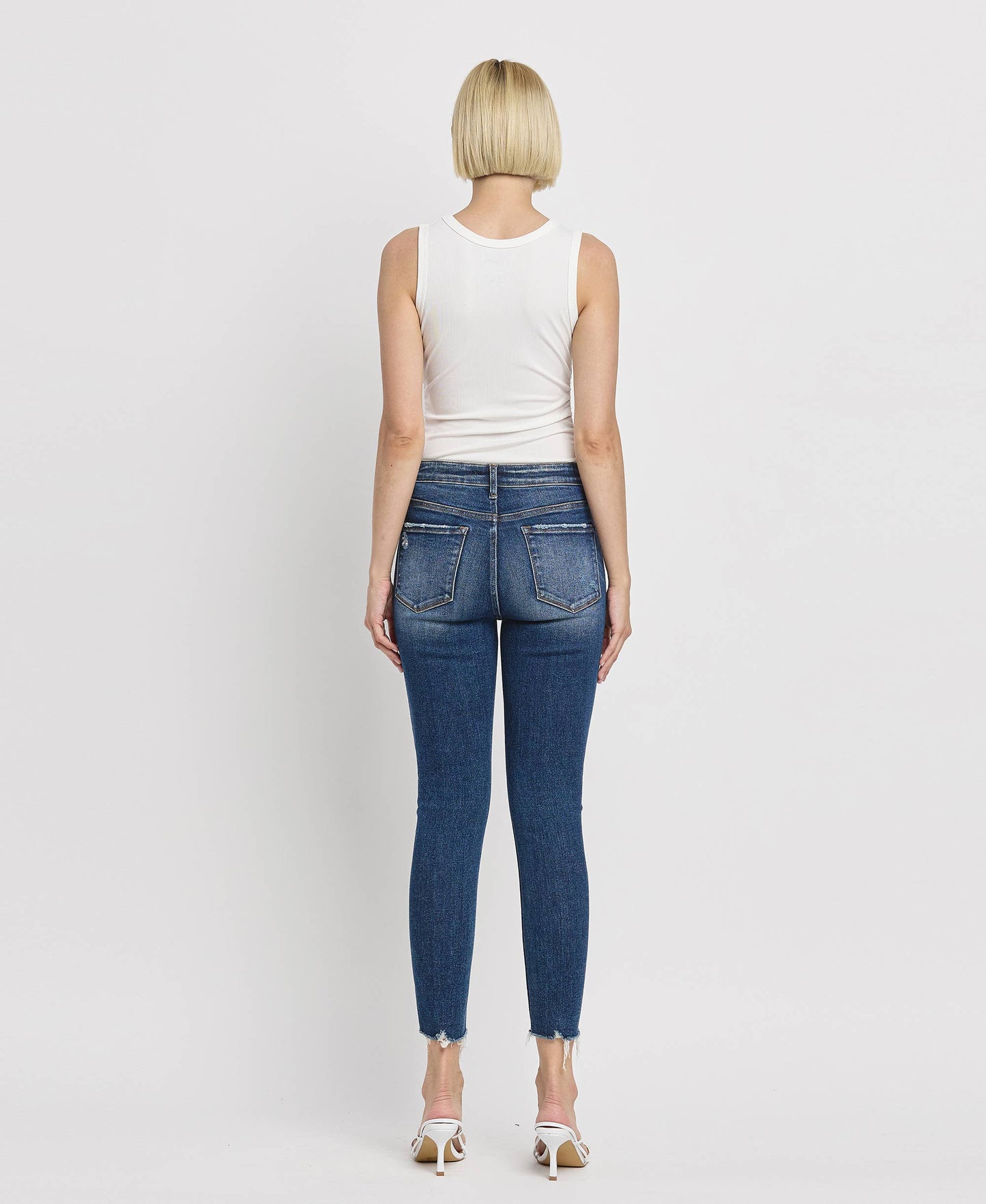 High Rise Skinny Crop