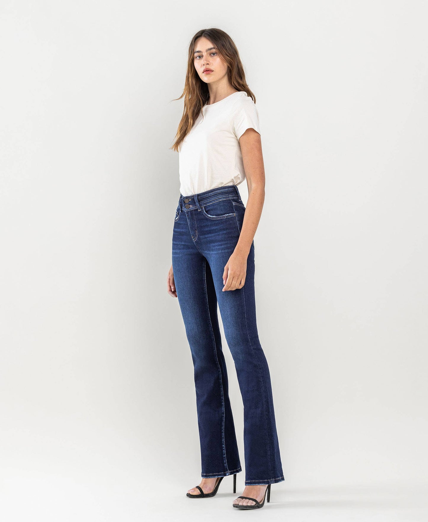 High Rise Bootcut Jeans
