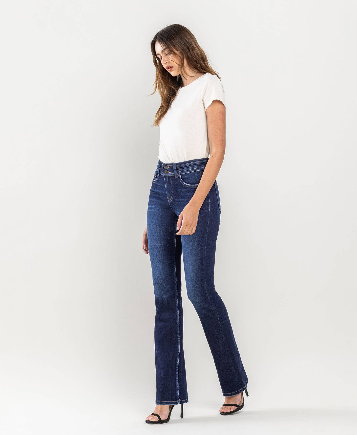 High Rise Bootcut Jeans
