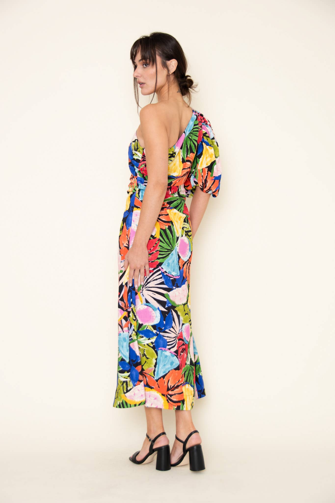 One Shoulder Maxi Dress