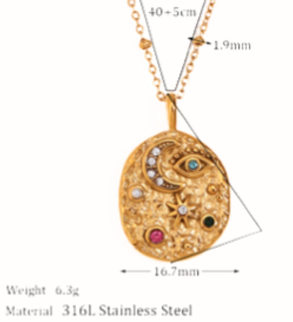 Confetti Coin Necklace