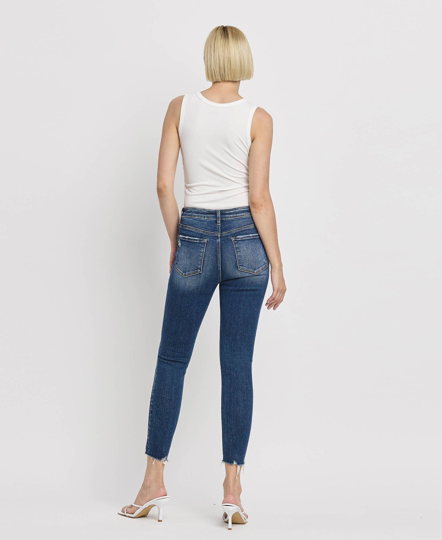 High Rise Skinny Crop