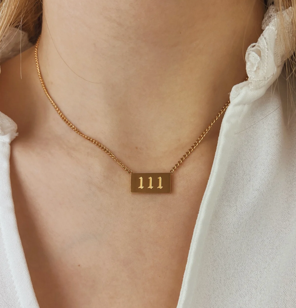 111 Angel Number Necklace