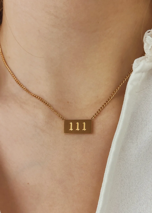 111 Angel Number Necklace