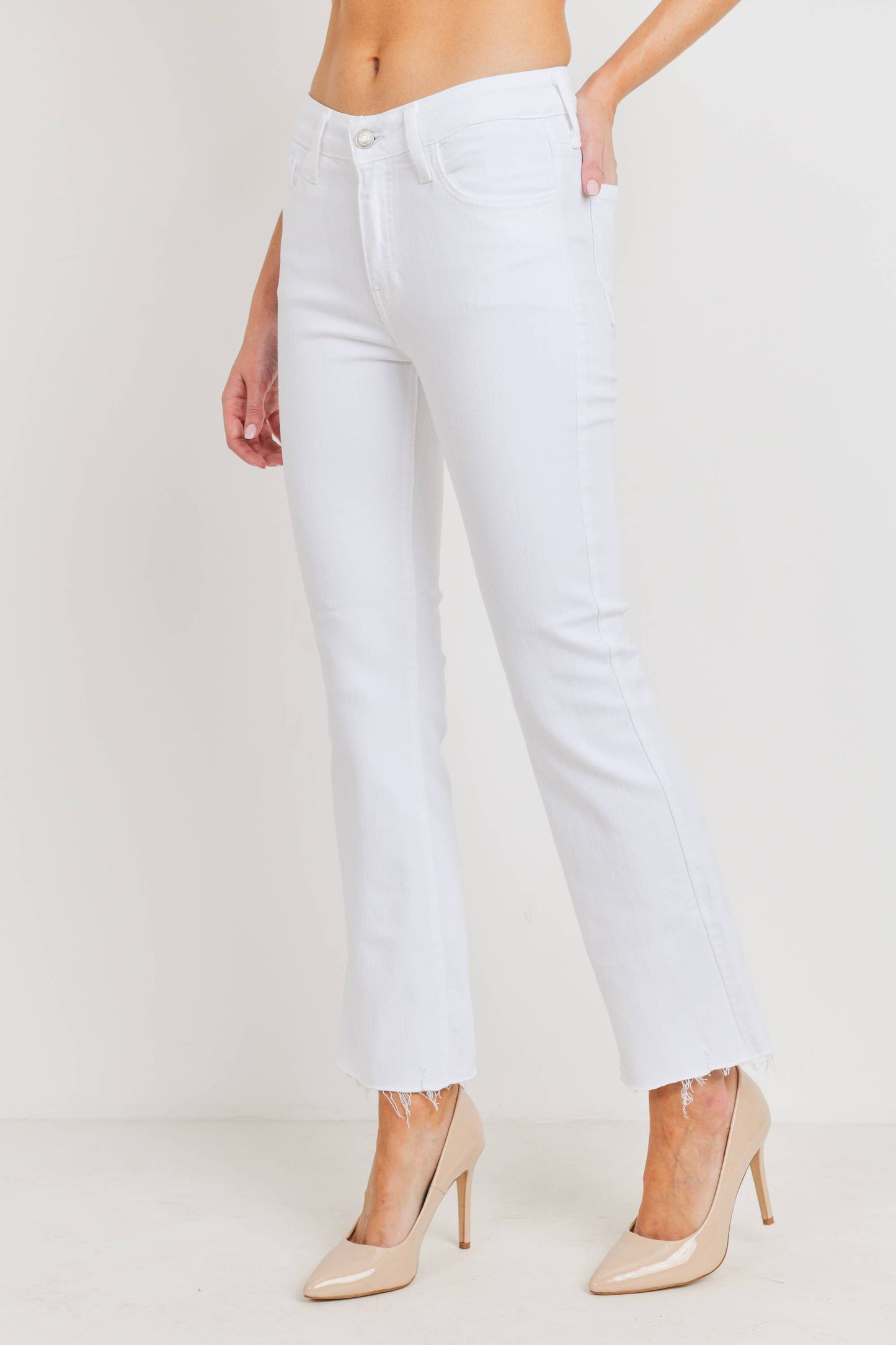 High Rise Crop Flare
