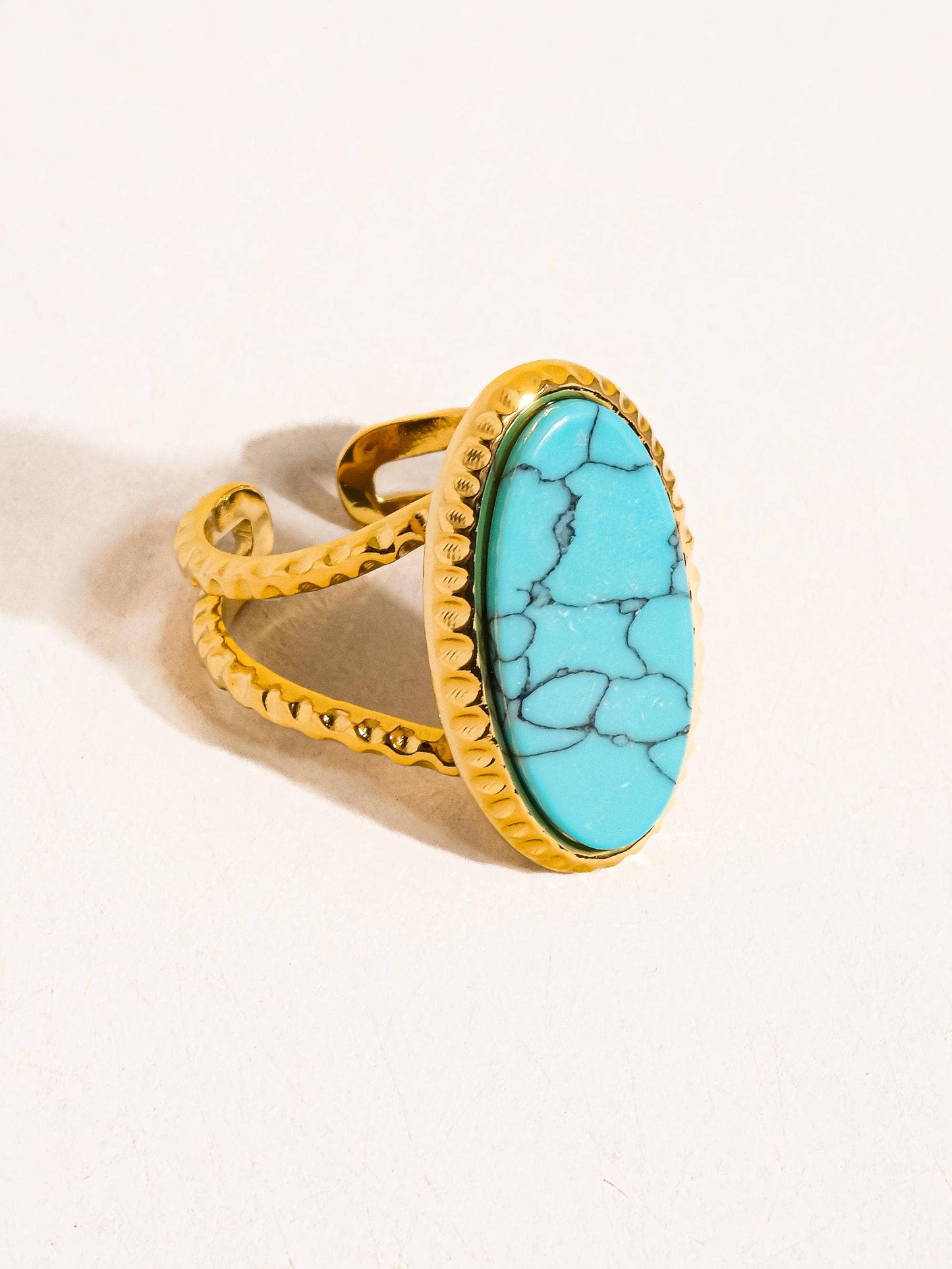 Turquoise Natural Stone Ring