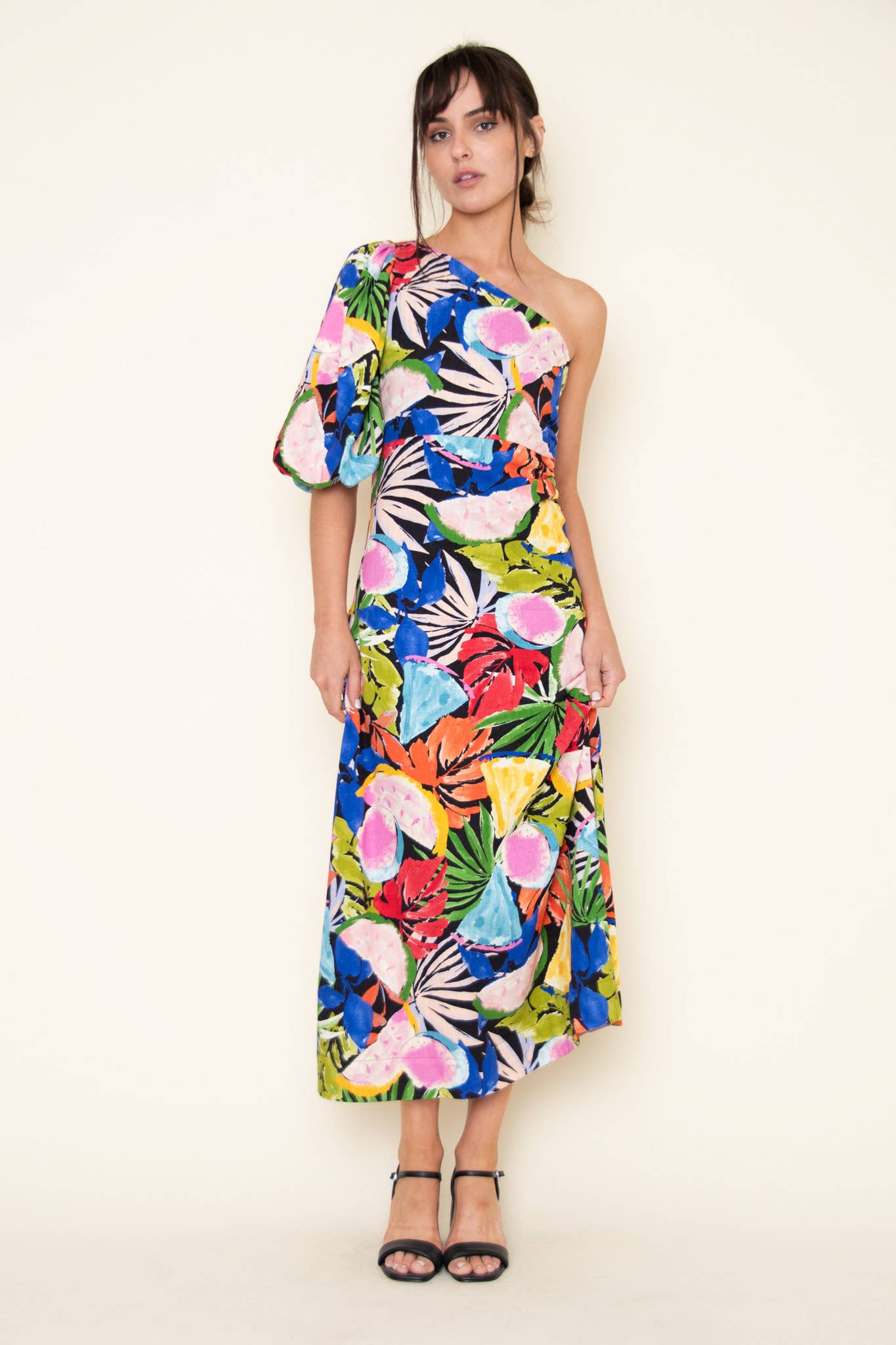 One Shoulder Maxi Dress
