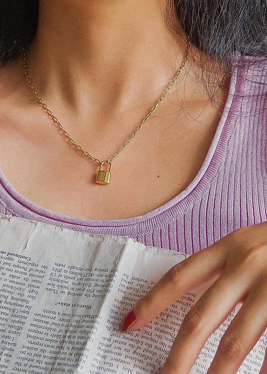 Lock Chain Necklace