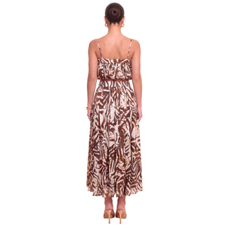 Abstract Print Two Piece Skirt Set - Verte Boutique