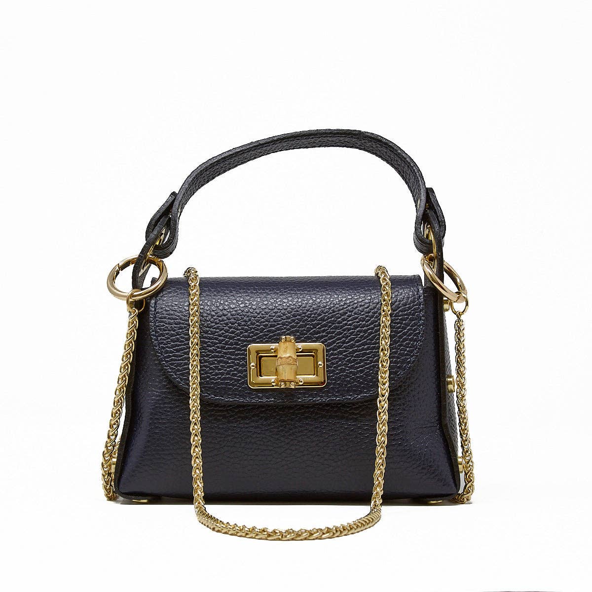 Mini Italian Leather Crossbody Purse