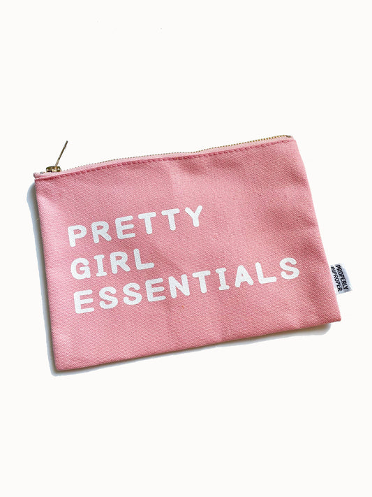 Pretty Girl Essentials - Canvas Pouch