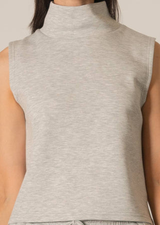 Butter Modal Mock Neck Sleeveless Top - Verte Boutique