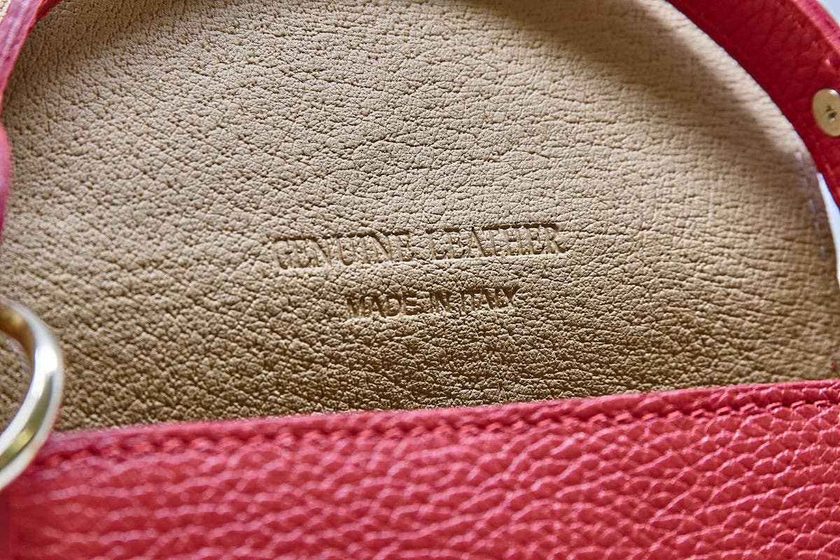 Mini Italian Leather Crossbody Purse