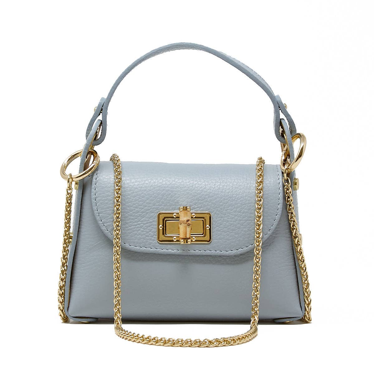 Mini Italian Leather Crossbody Purse