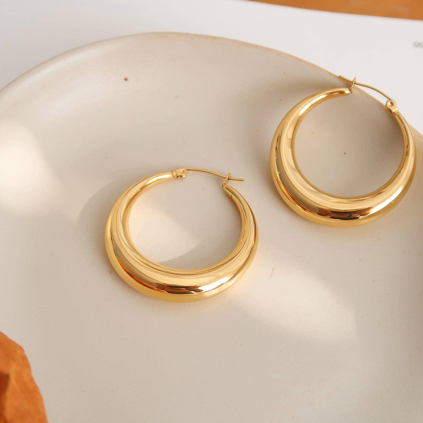 Classic Large Hoop Earring