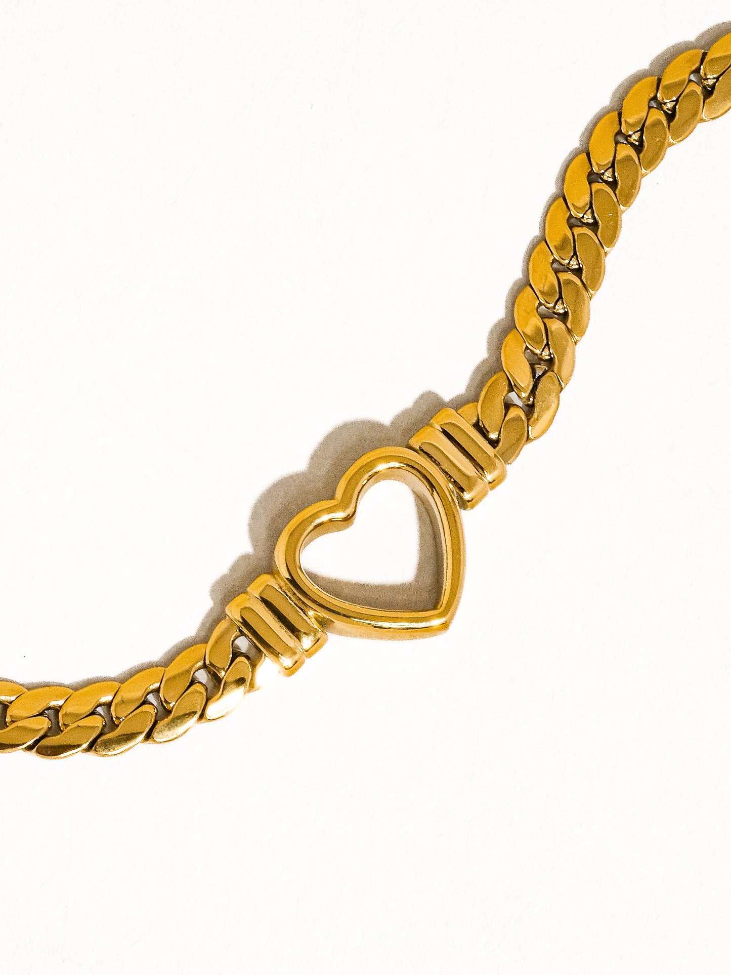 Heart Snake Chain Necklace