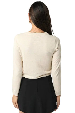 Soft Knit Button-Front Cardigan - Verte Boutique